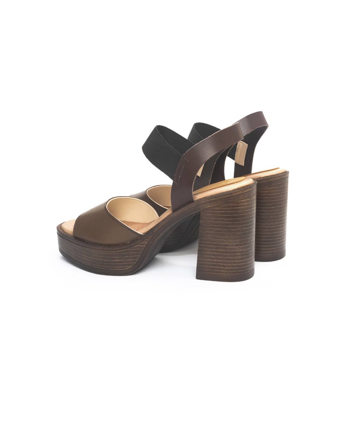 ortiz & reed Zapato de Vestir de piel liso color marrón W-LIZY-MARRON Outlet