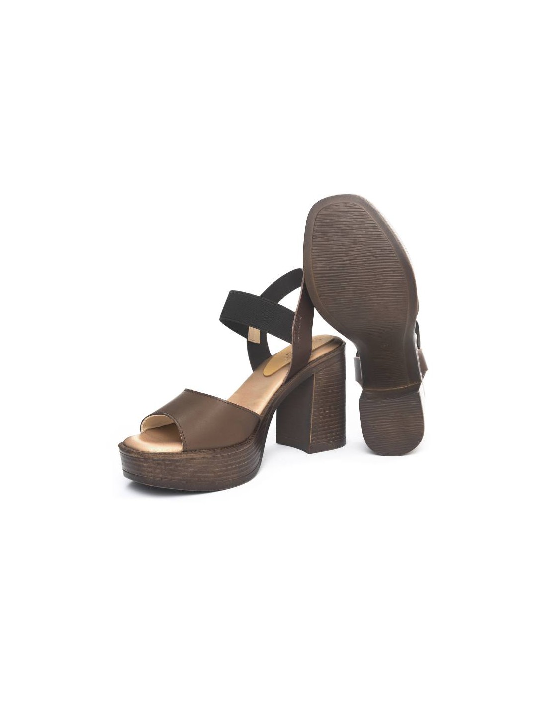 ortiz & reed Zapato de Vestir de piel liso color marrón W-LIZY-MARRON Outlet
