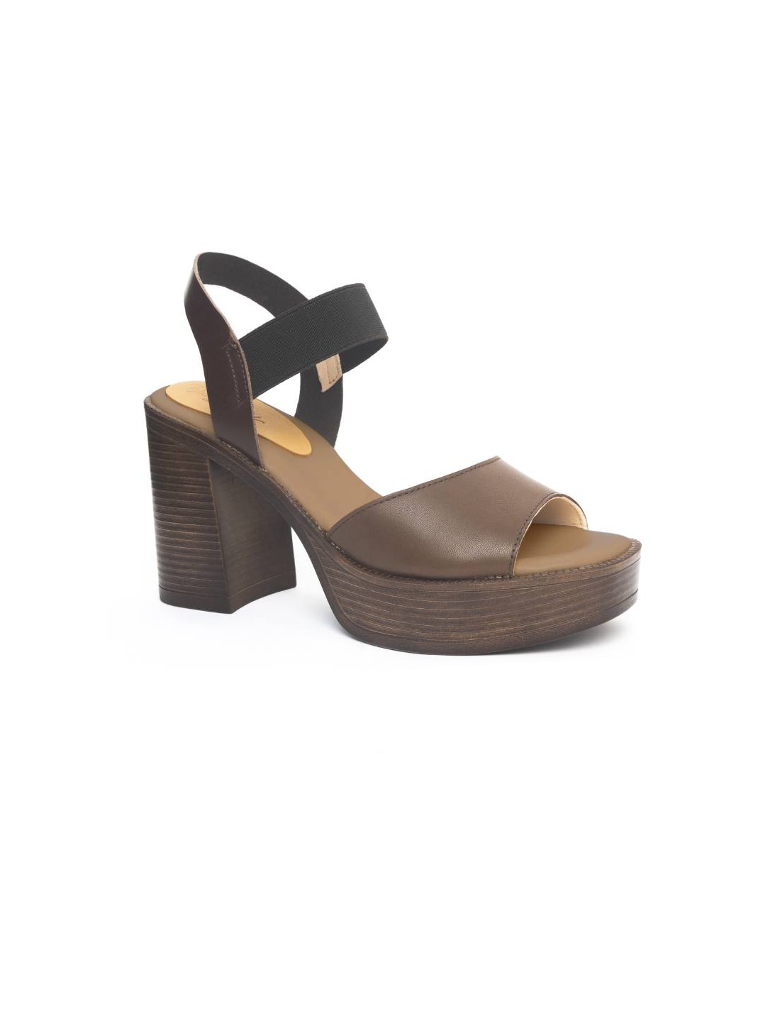 ortiz & reed Zapato de Vestir de piel liso color marrón W-LIZY-MARRON Outlet