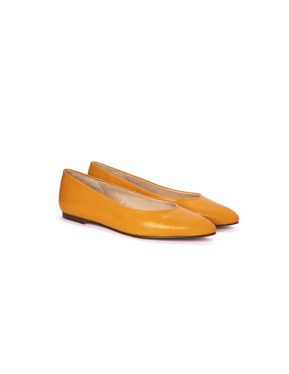 ortiz & reed Zapato de Vestir de piel liso color naranja W-ANNA-ORANGE Ofertas