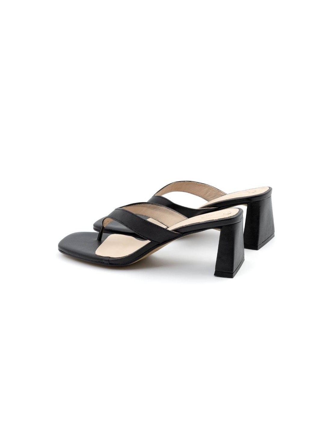 ortiz & reed Zapato de Vestir de piel liso color negro W-INGRID-NEGRO Ventas relámpago