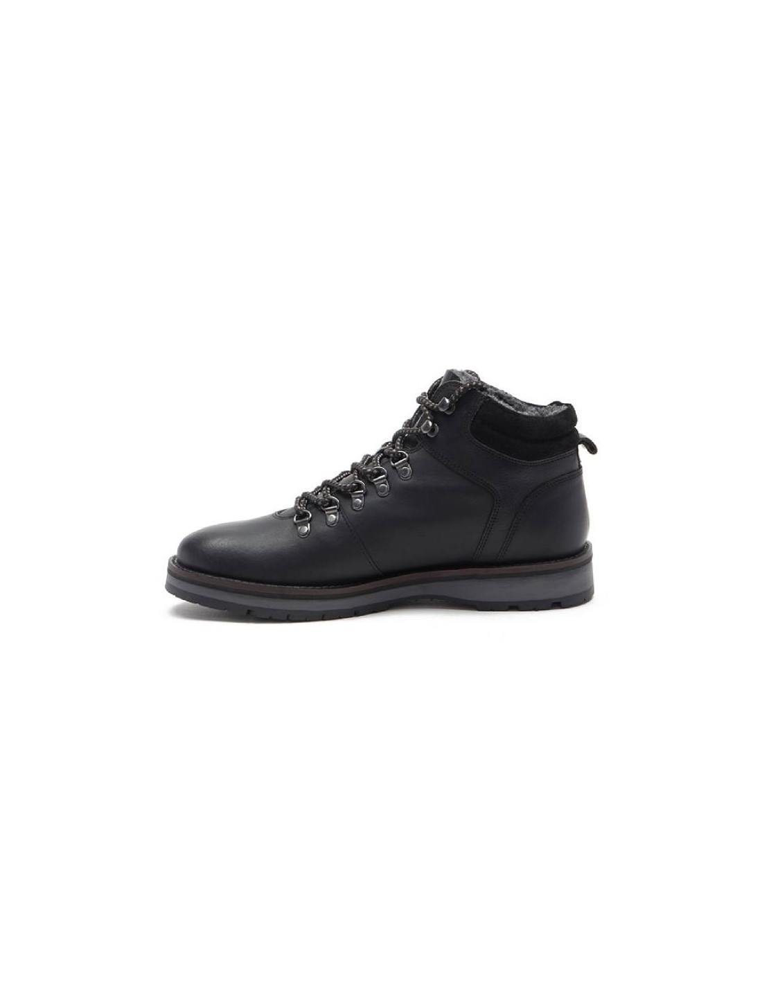 ortiz & reed Botín de piel con cremallera color negro TRAVERO-BLACK COMPRAR AHORA