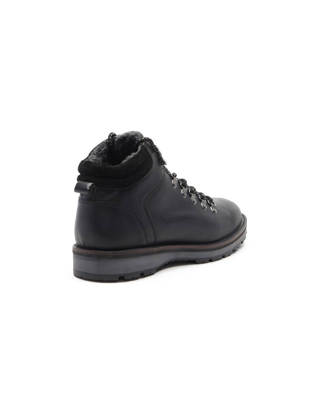 ortiz & reed Botín de piel con cremallera color negro TRAVERO-BLACK COMPRAR AHORA