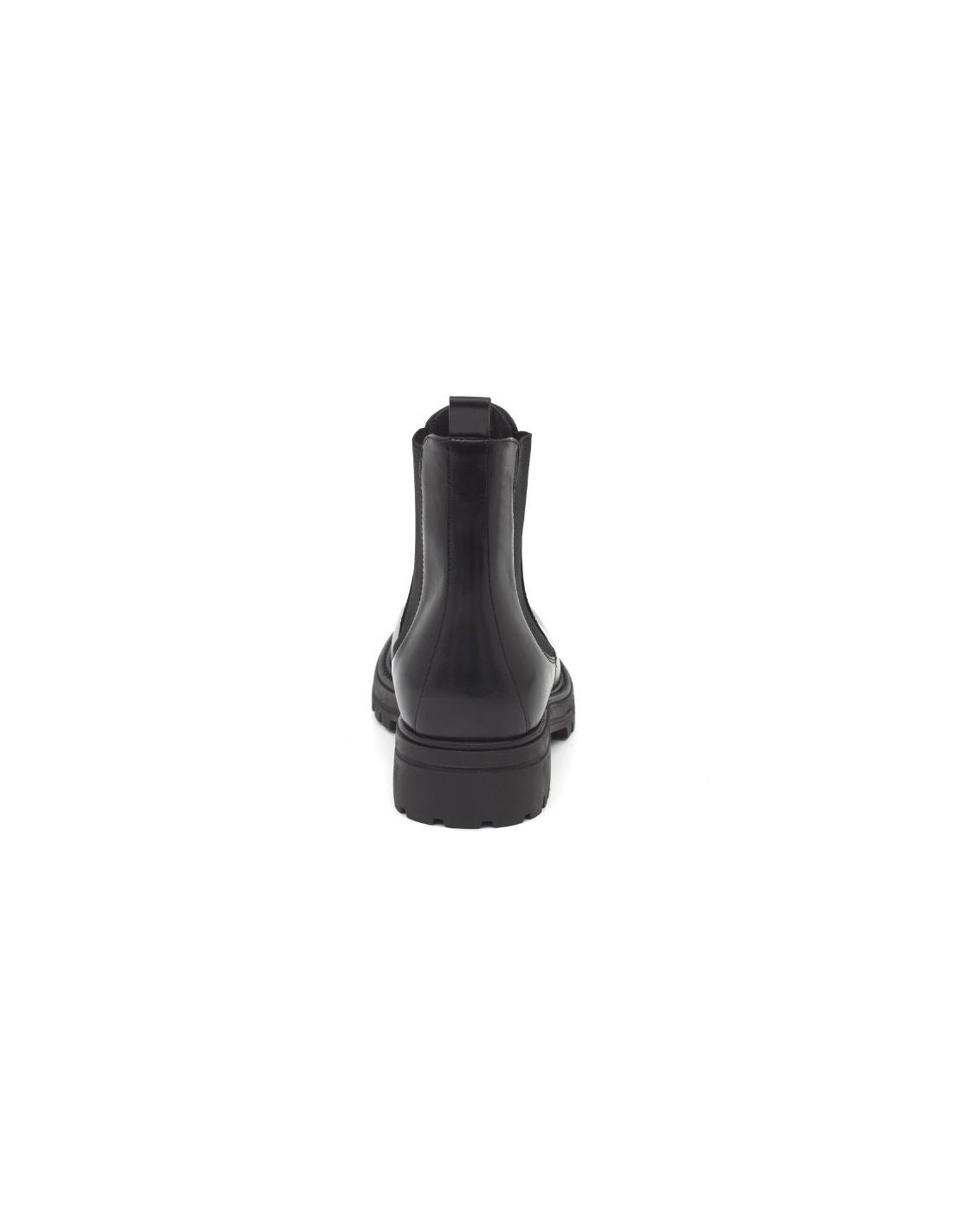 ortiz & reed Botín de piel con elástico lateral color negro PADIK-NEGRO Solo hoy