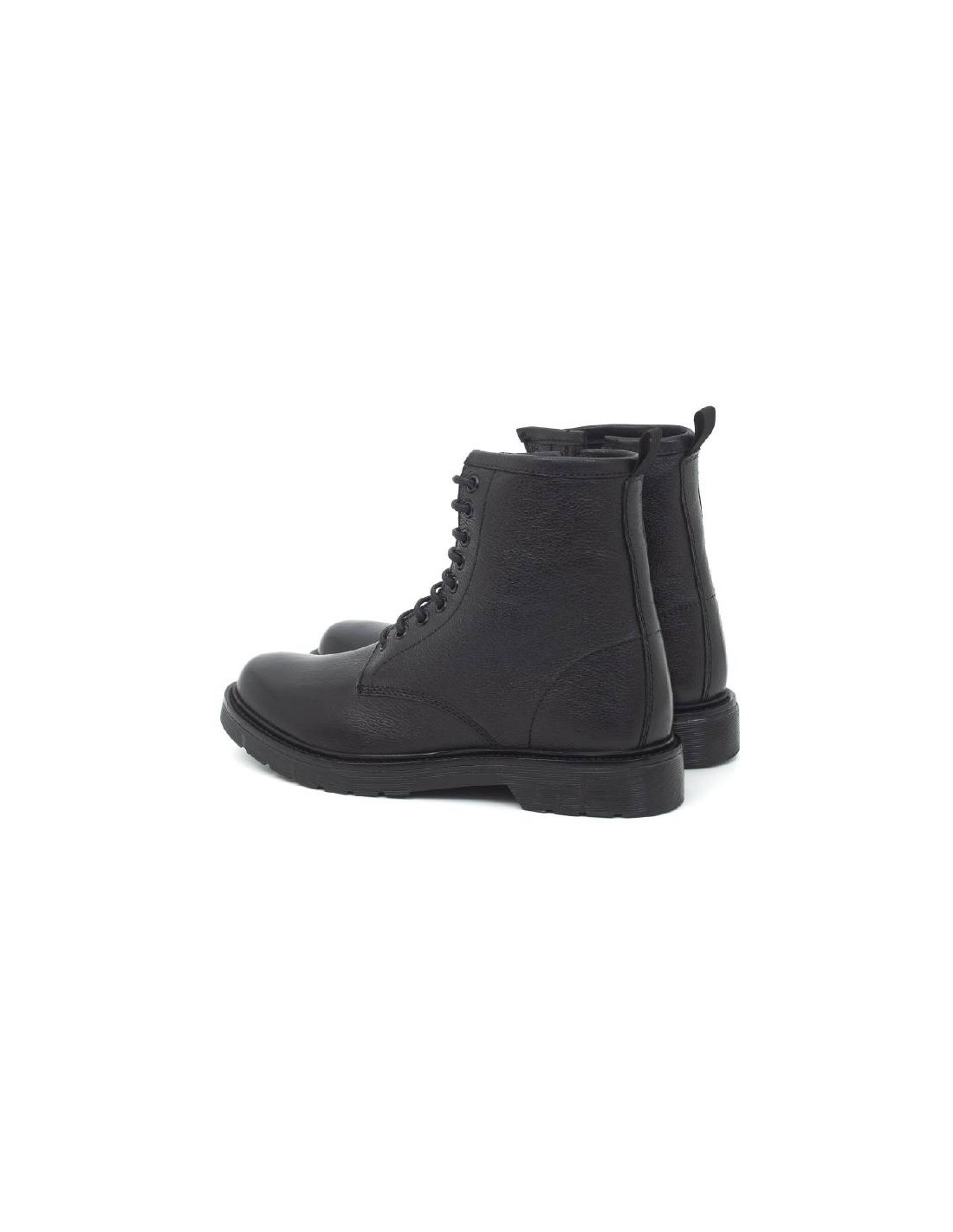 ortiz & reed Botín de piel granulado color negro NAGORO-BLACK Promoción trimestral