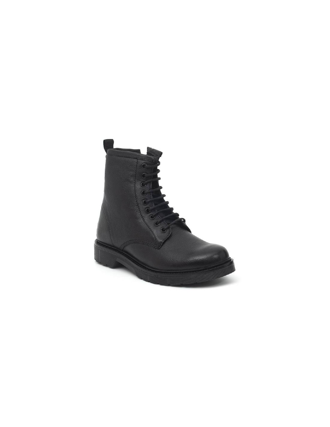 ortiz & reed Botín de piel granulado color negro NAGORO-BLACK Promoción trimestral
