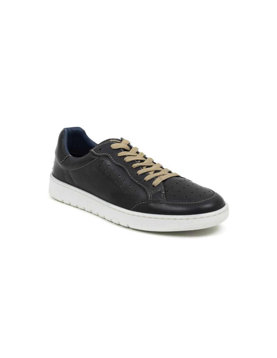 ortiz & reed Sneakers de piel acabado picado color azul DARRA-BLUE Última moda