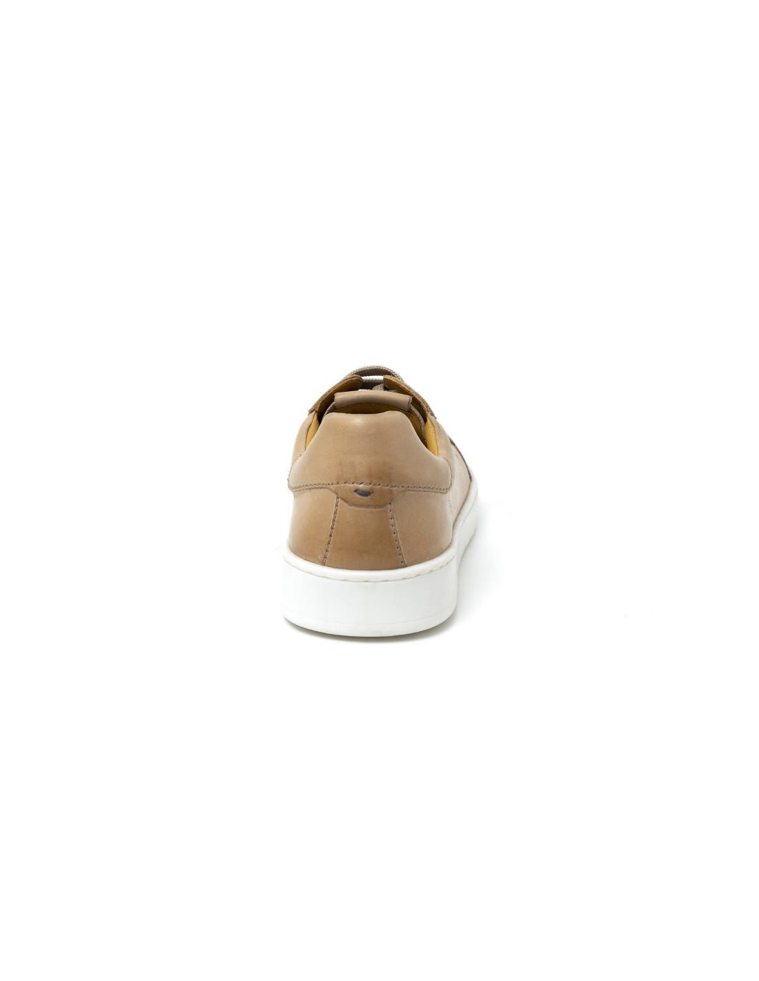 ortiz & reed Sneakers de piel acabado picado color beige DARRA-BEIGE Descuento por venta flash