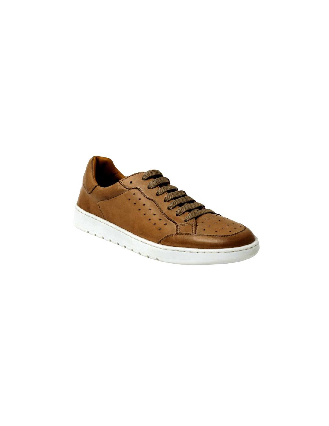 ortiz & reed Sneakers de piel acabado picado color cuero DARRA-CUERO Ofertas de temporada