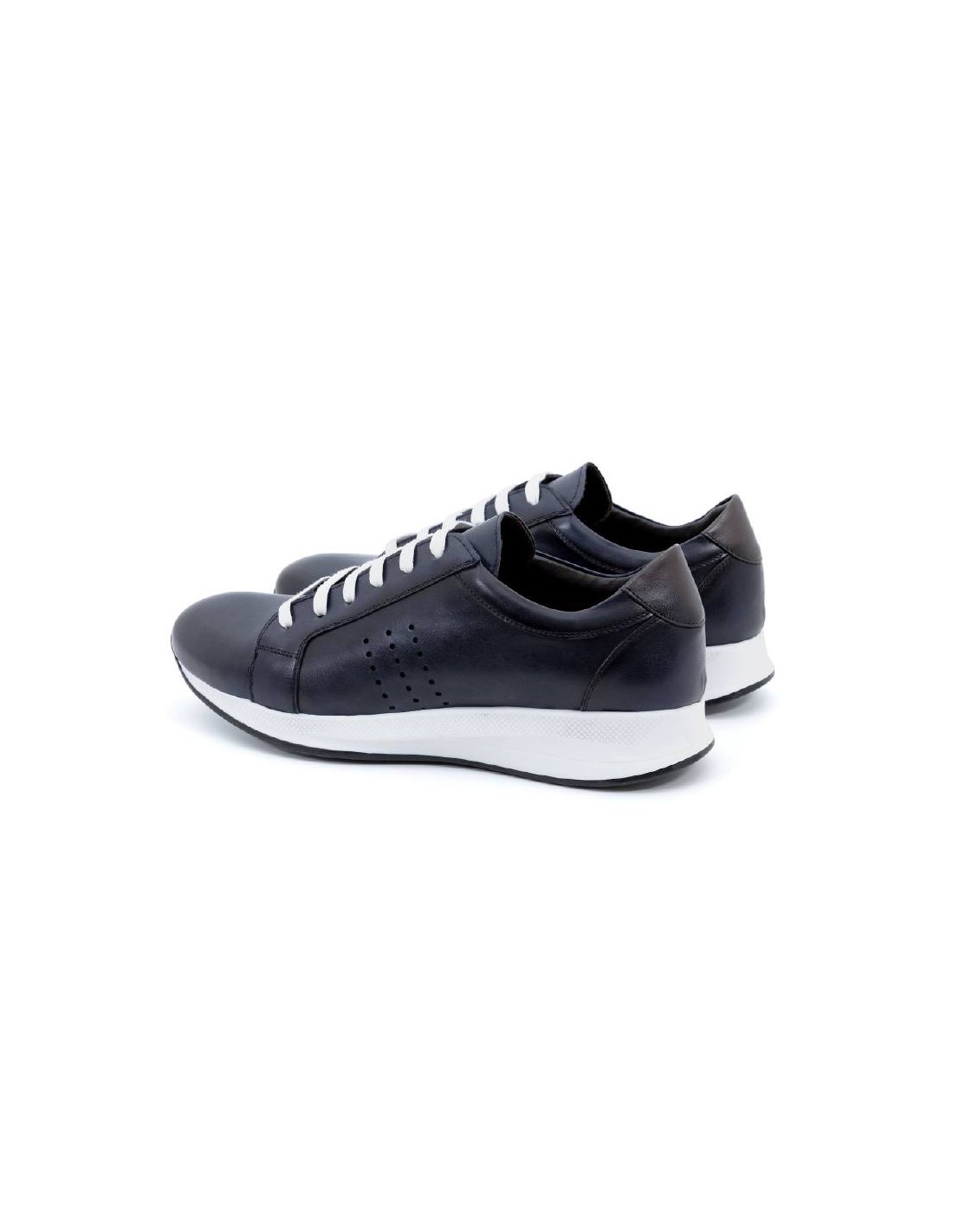 ortiz & reed Sneakers de piel grabados color azul CLETO-AZUL Devoluciones gratuitas