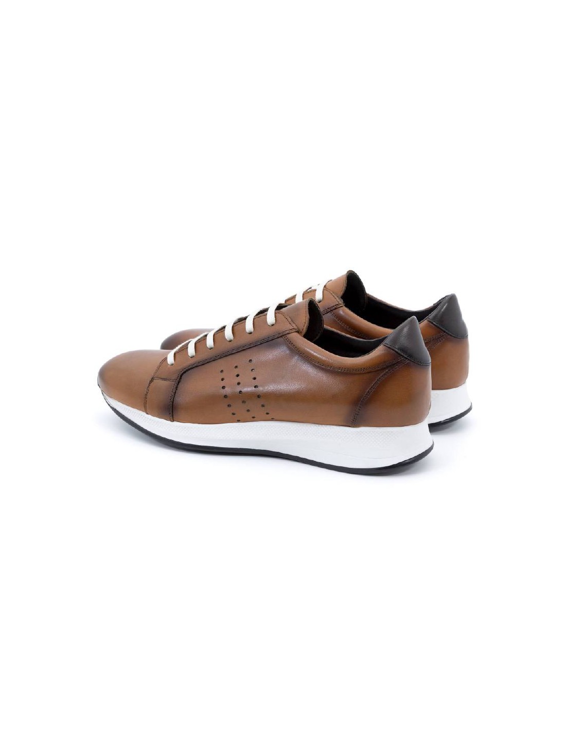 ortiz & reed Sneakers de piel grabados color cuero CLETO-CUERO 2025