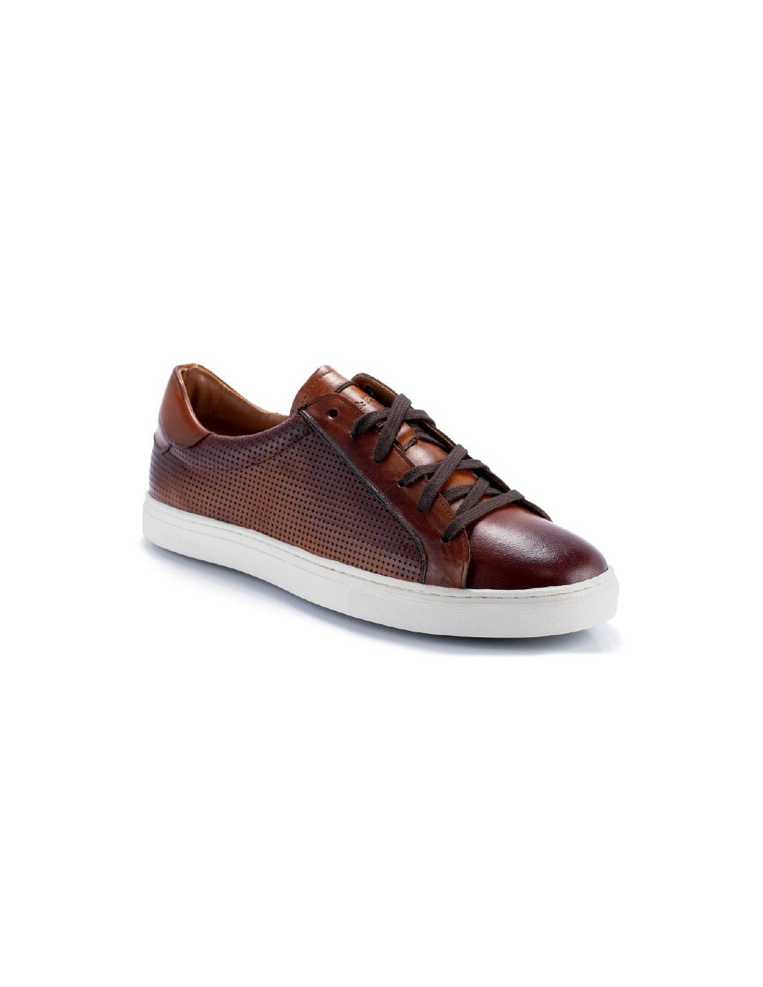 ortiz & reed Sneakers de piel liso color cuero PACALO-CUERO En oferta