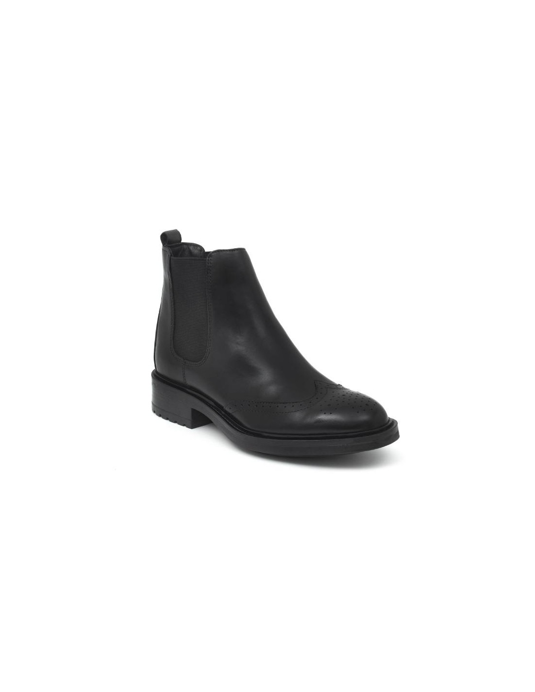ortiz & reed Botines de mujer de piel acabado a mano color negro W-NAPTER-NEGRO