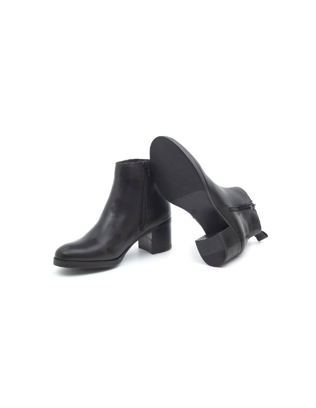ortiz & reed Botines de mujer de piel acabado a mano color negro W-NIFTER-NEGRO Tienda