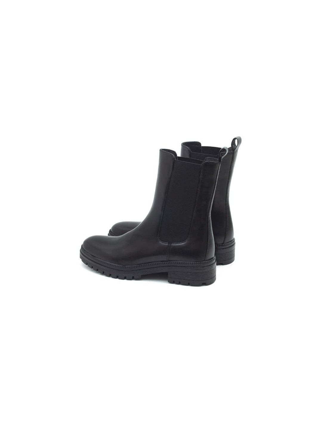 ortiz & reed Botines de mujer de piel acabado a mano color negro W-NOWORO-NEGRO Liquidación