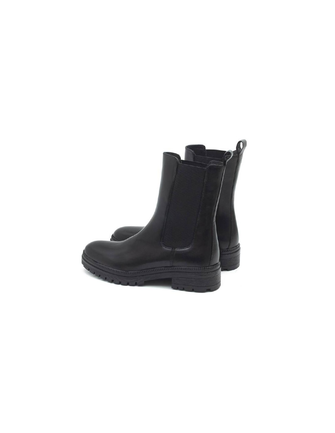 ortiz & reed Botines de mujer de piel acabado a mano color negro W-NOWSER-NEGRO Rebajas online