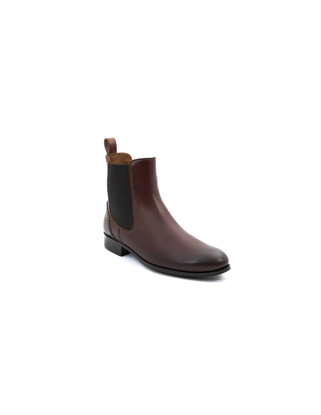 ortiz & reed Botines de mujer de piel liso color cuero W-CREED-CUERO Último día