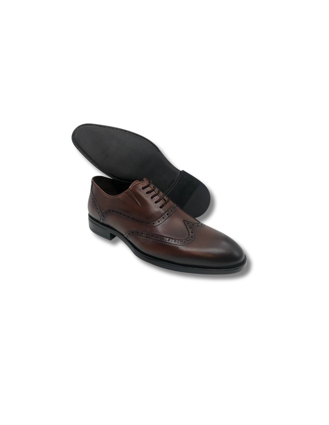ortiz & reed Oxford de piel con cordón color cuero Solo queda un día
