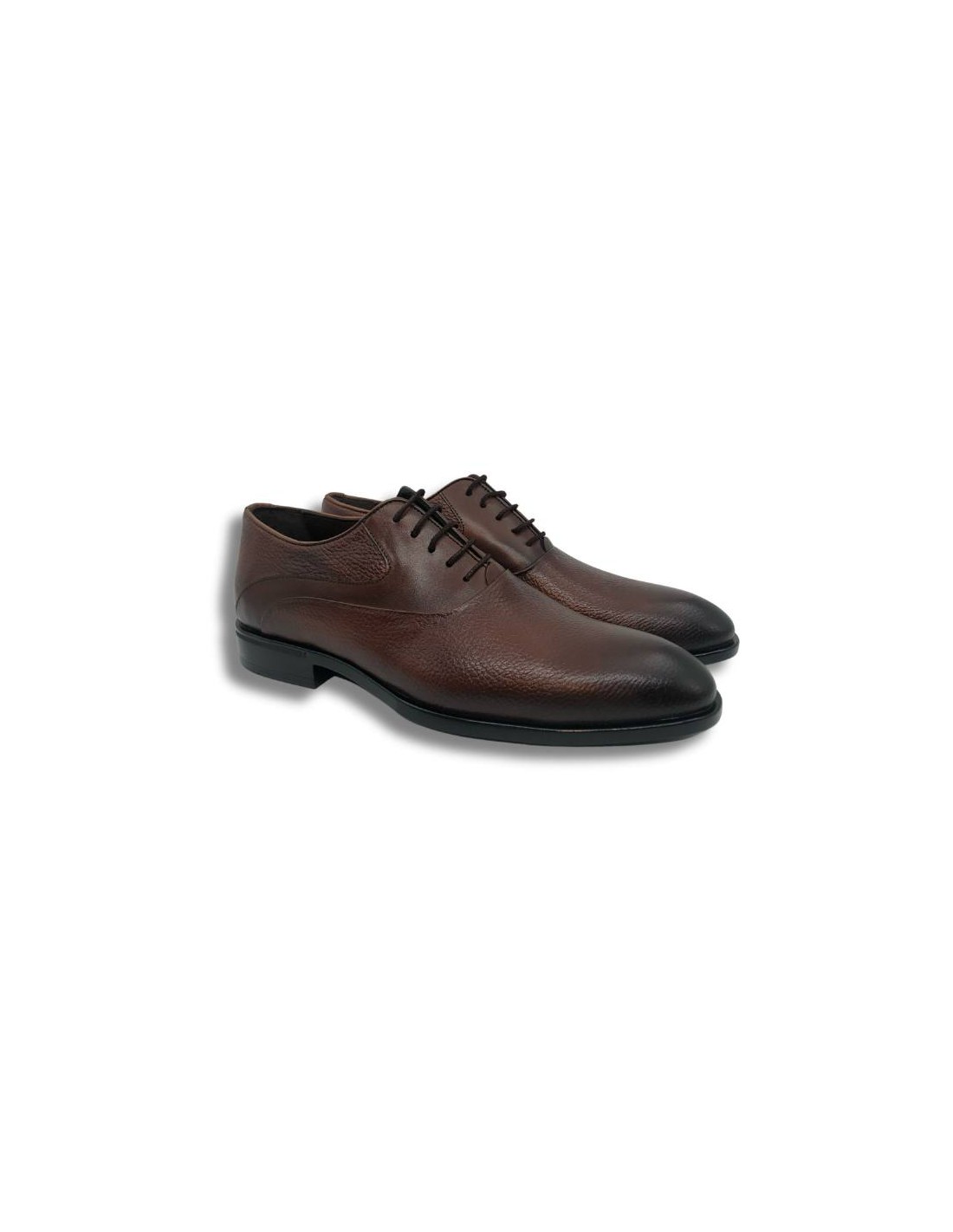 ortiz & reed Oxford de piel con cordón color cuero
