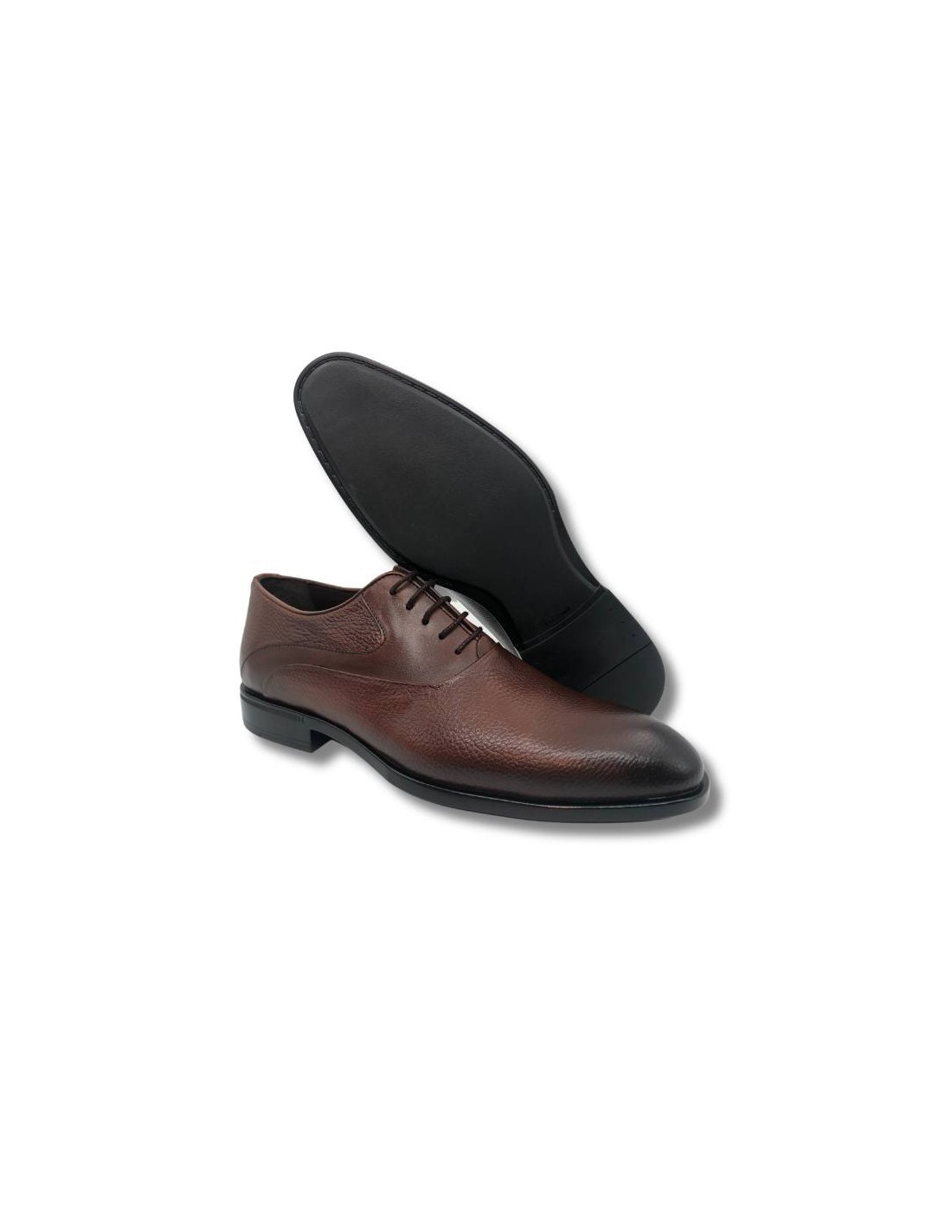 ortiz & reed Oxford de piel con cordón color cuero Superdescuento