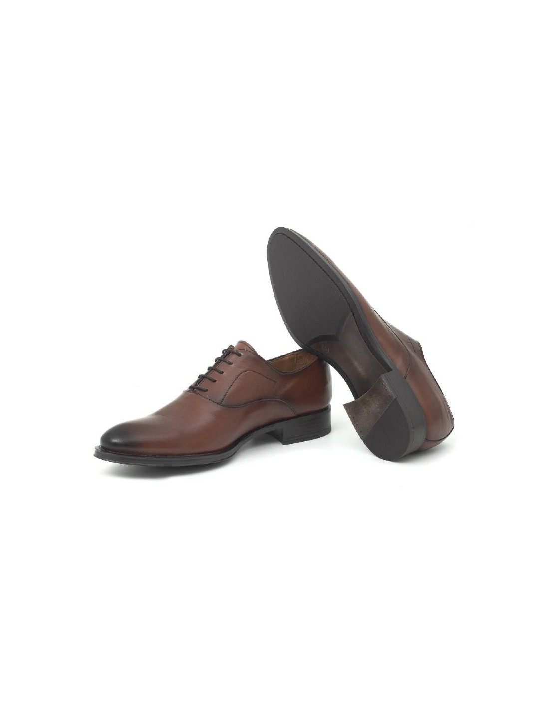 ortiz & reed Oxford de piel con cordón de piel color cuero BATENIF-CUERO Ahorra y exporta