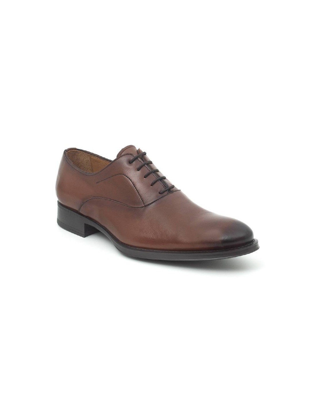ortiz & reed Oxford de piel con cordón de piel color cuero BATENIF-CUERO Ahorra y exporta