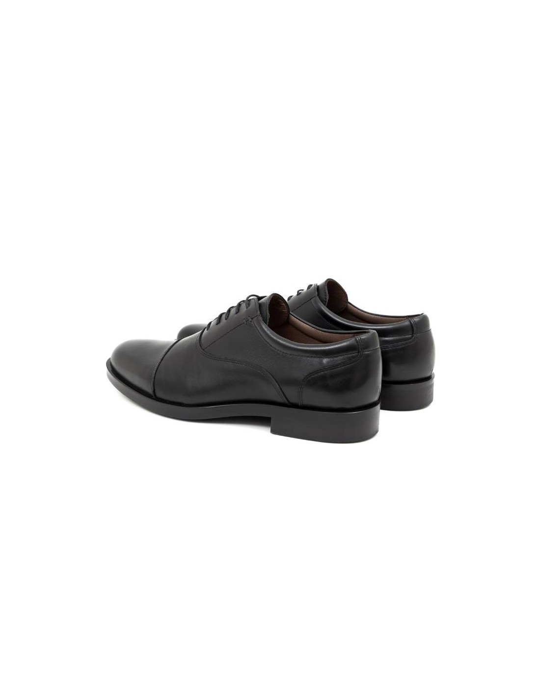 ortiz & reed Oxford de piel con costura color negro BAMIRO-NEGRO Precios de Black Friday