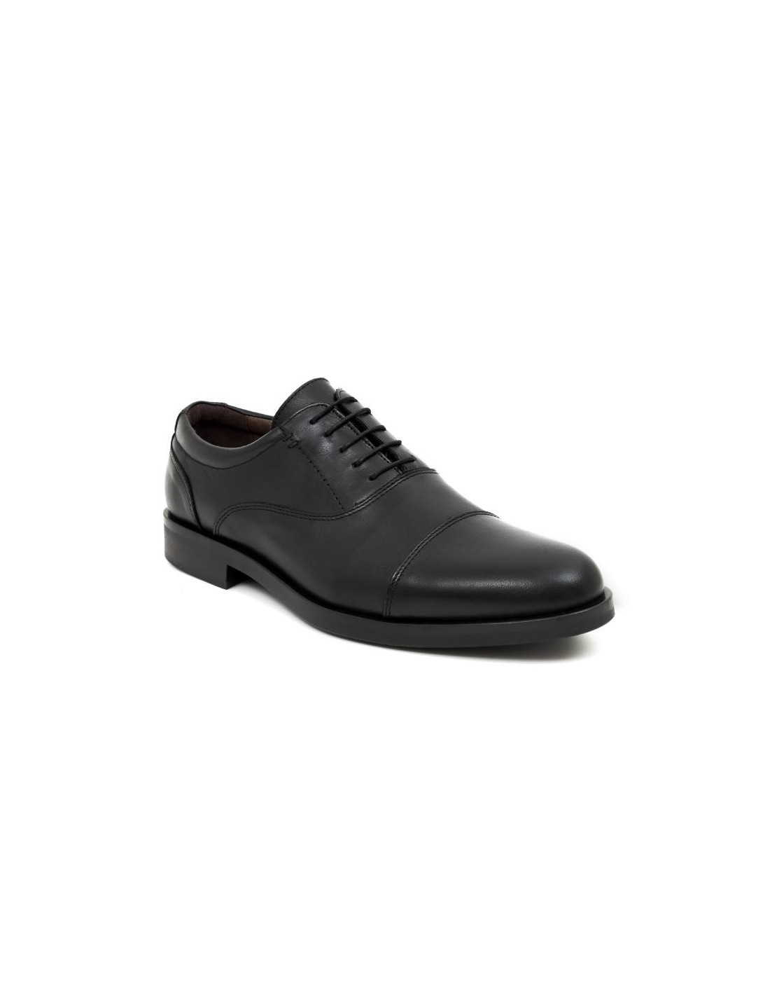 ortiz & reed Oxford de piel con costura color negro BAMIRO-NEGRO Precios de Black Friday