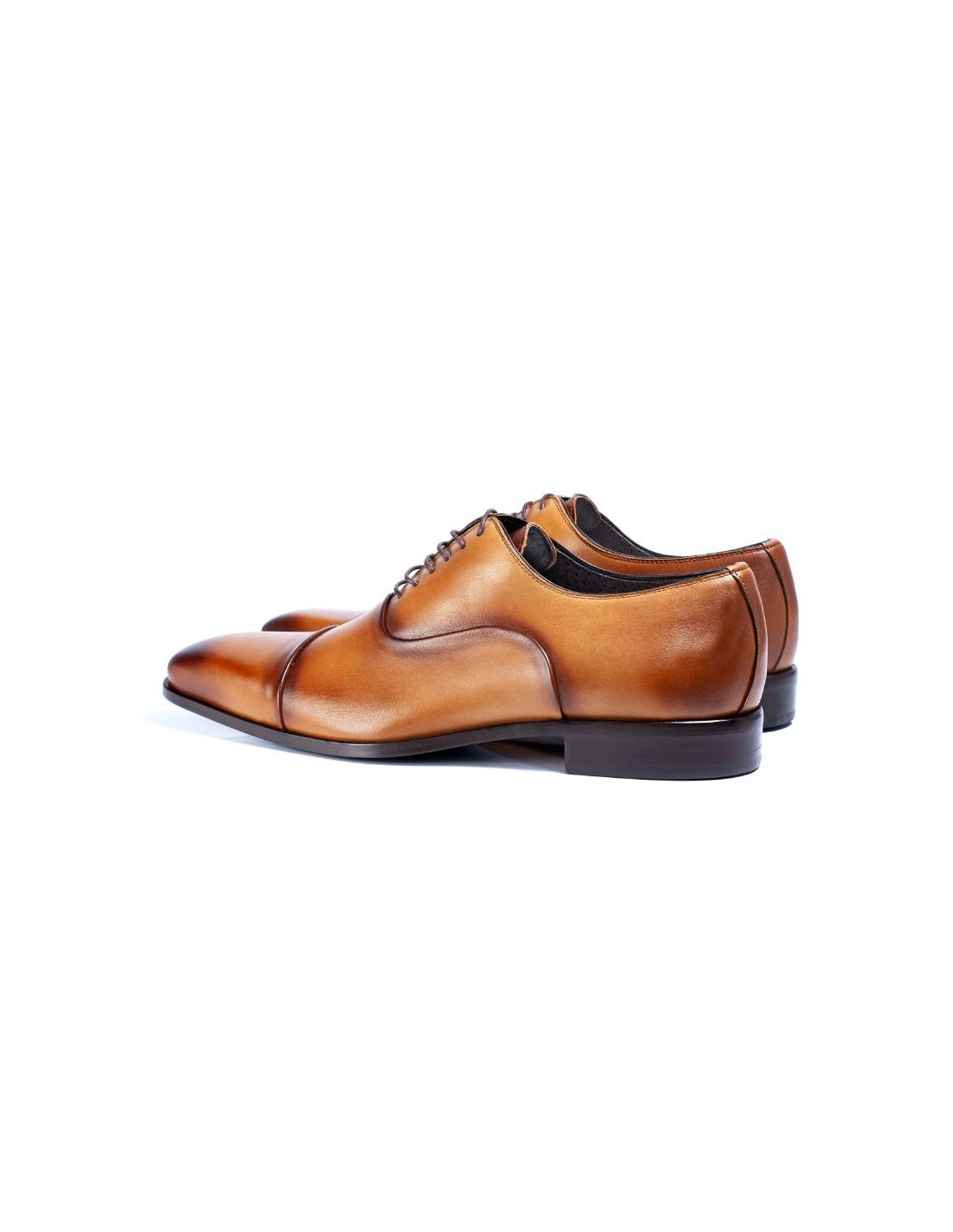 ortiz & reed Oxford de piel de costura vuelta color cuero VANUX-CUERO Descuento por venta flash