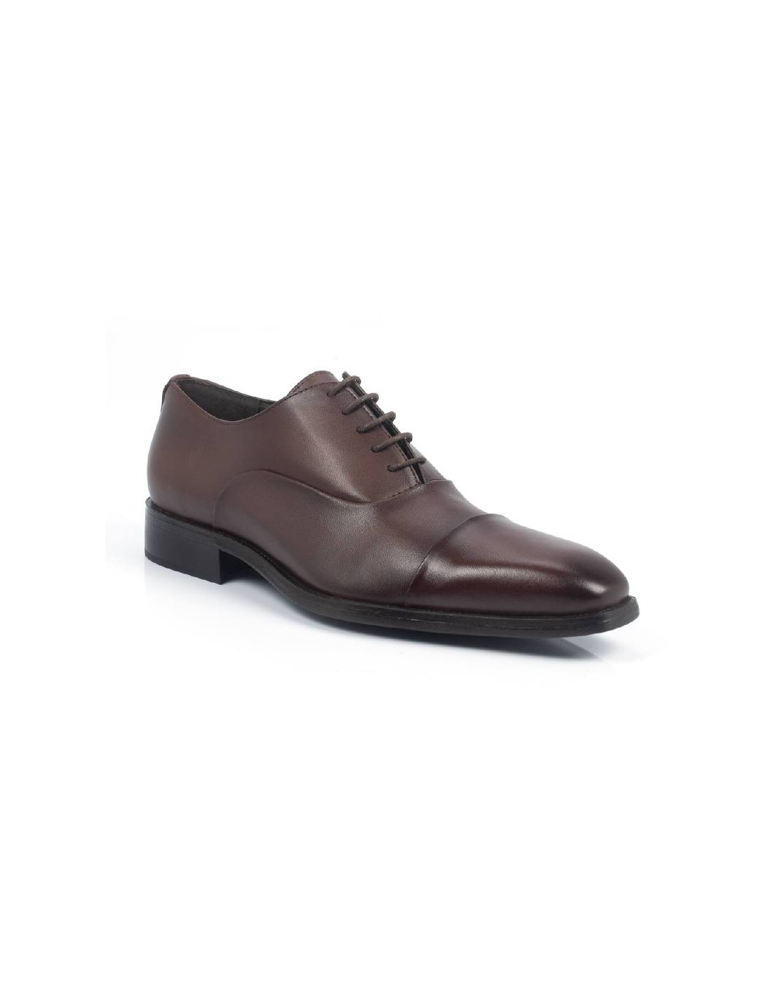 ortiz & reed Oxford de piel de costura vuelta color marrón VINOMO-CASTAGNA