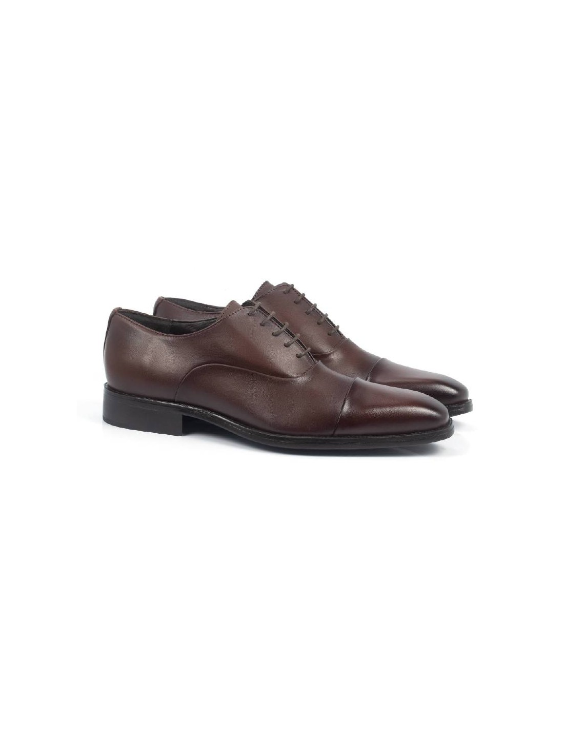 ortiz & reed Oxford de piel de costura vuelta color marrón VINOMO-CASTAGNA Ofertas de temporada