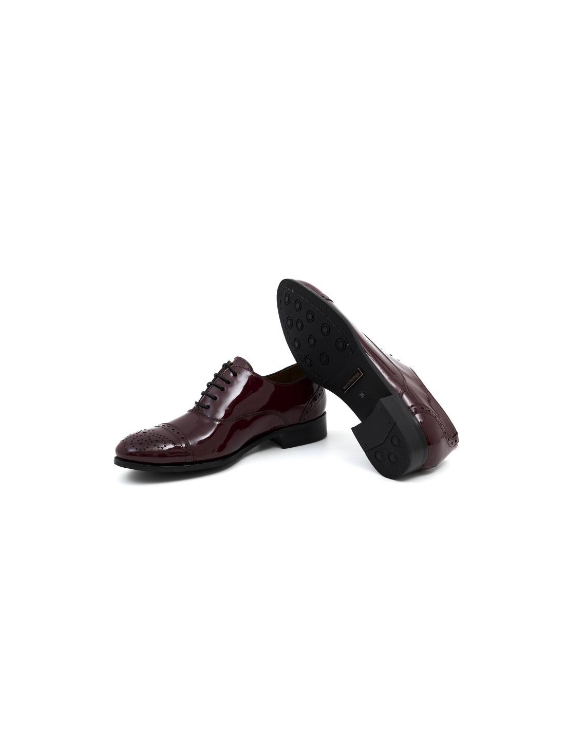 ortiz & reed Zapato de Vestir de charol con maría color burdeos W-FLOMANI-BURDEOS Ofertas especiales
