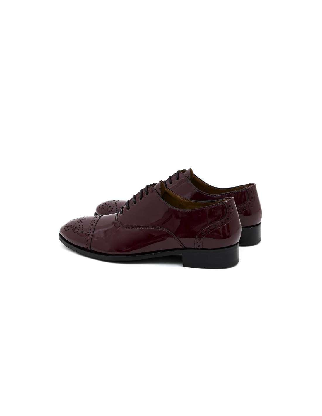 ortiz & reed Zapato de Vestir de charol con maría color burdeos W-FLOMOR-BURDEOS Grandes ahorros
