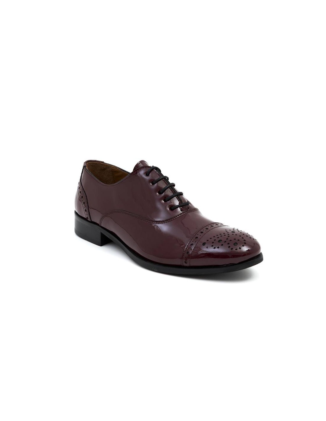 ortiz & reed Zapato de Vestir de charol con maría color burdeos W-FLOMOR-BURDEOS Grandes ahorros