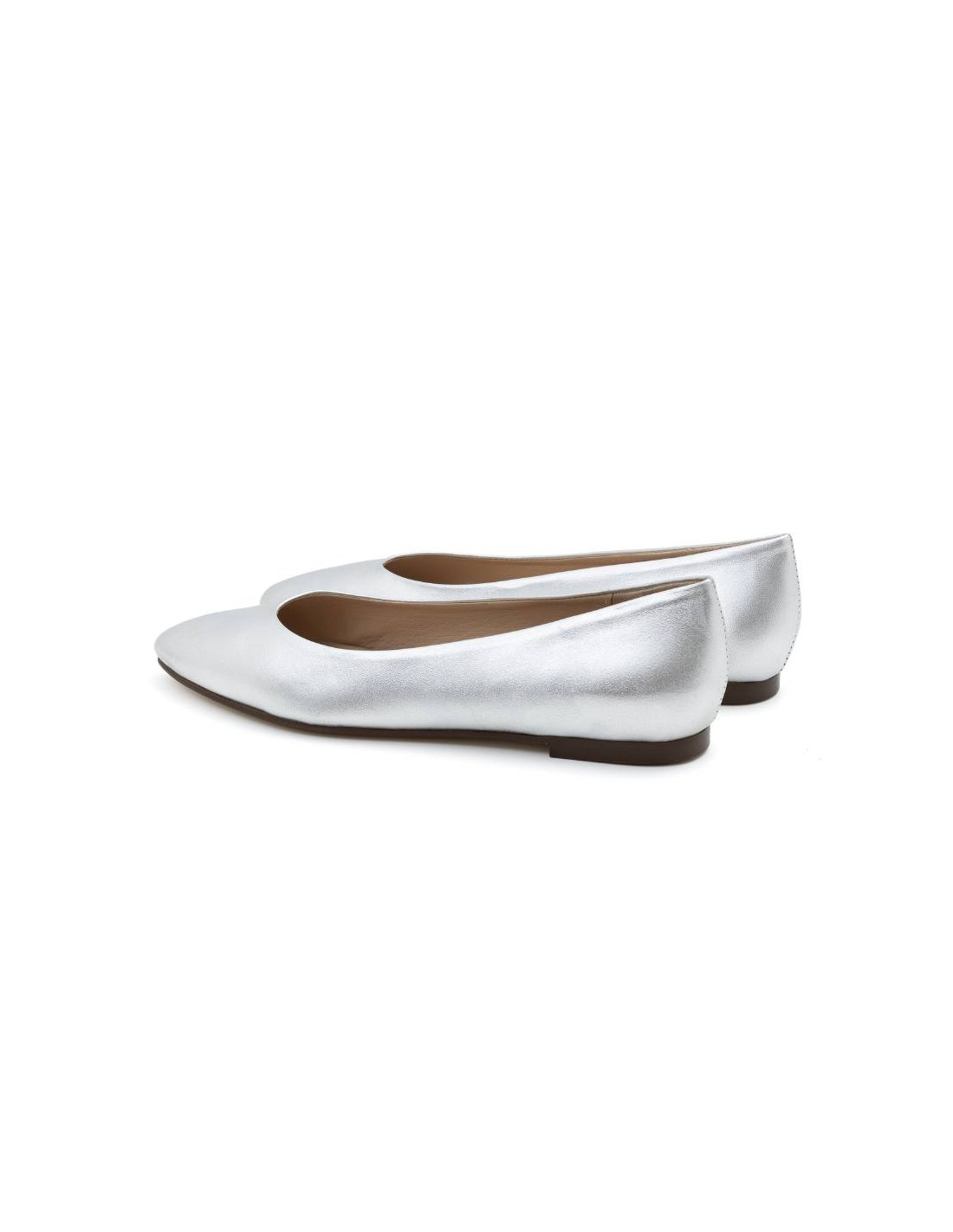 ortiz & reed Zapato de Vestir de charol liso color gris W-ANNA-PLATA 2025