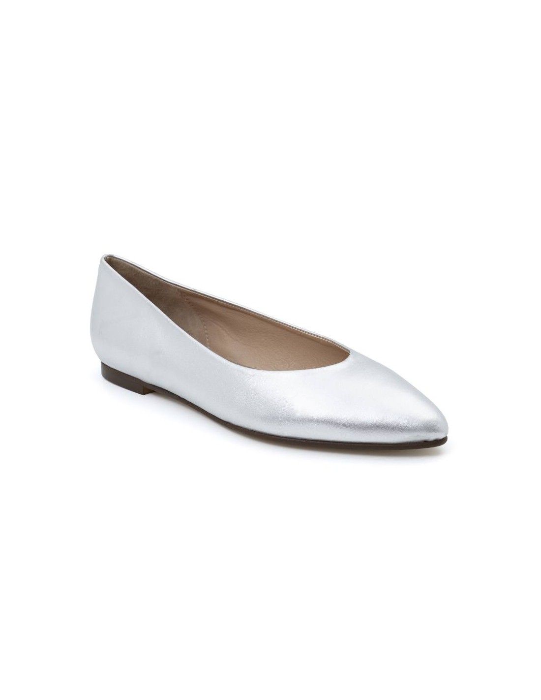 ortiz & reed Zapato de Vestir de charol liso color gris W-ANNA-PLATA 2025