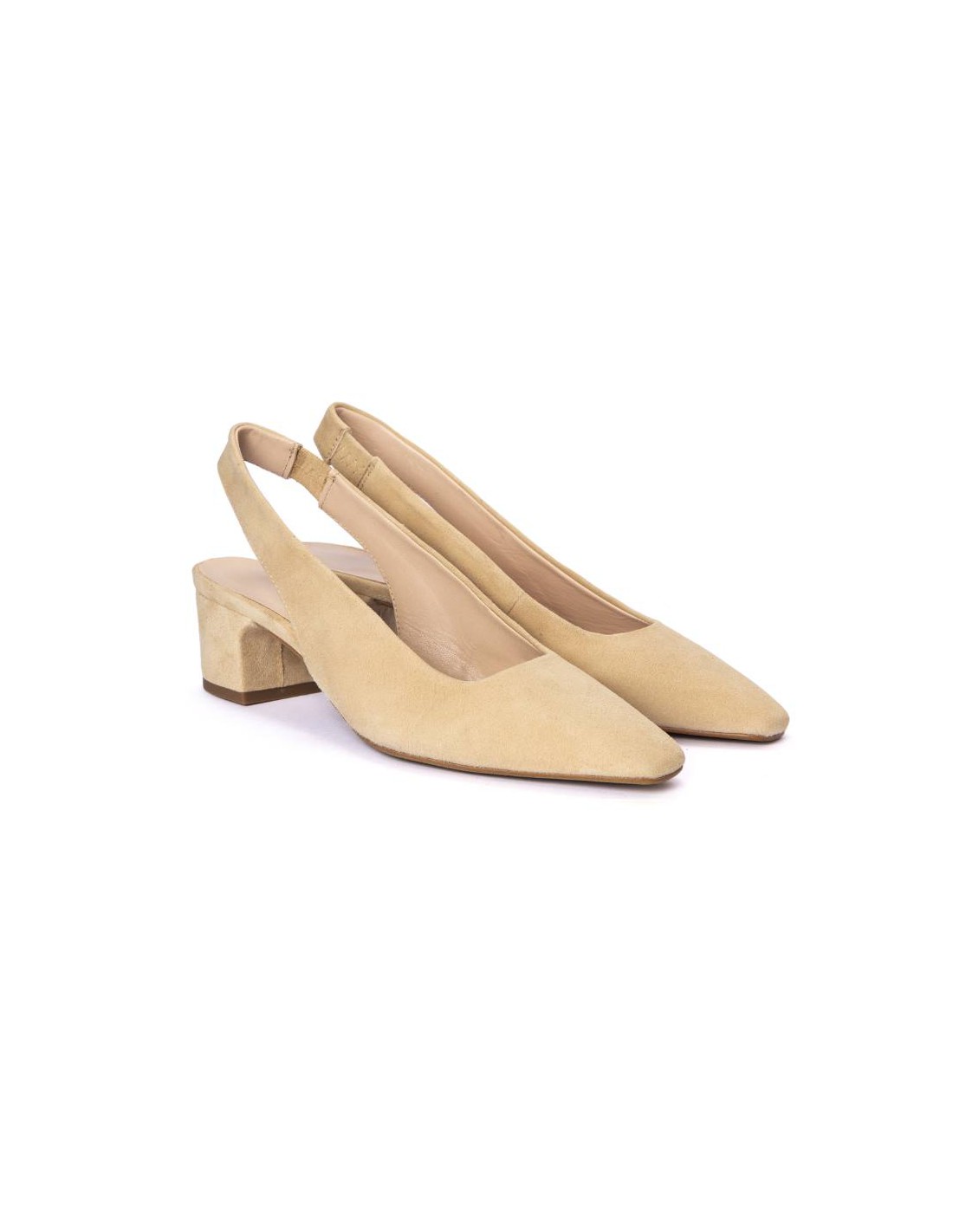 ortiz & reed Zapato de Vestir de piel con hebilla color beige W-SASO-ARENA Outlet