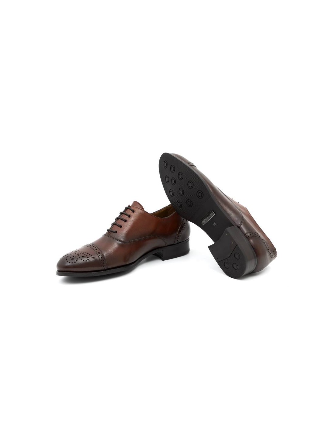 ortiz & reed Zapato de Vestir de piel con maría color cuero W-CRAENI-CUERO Ofertas