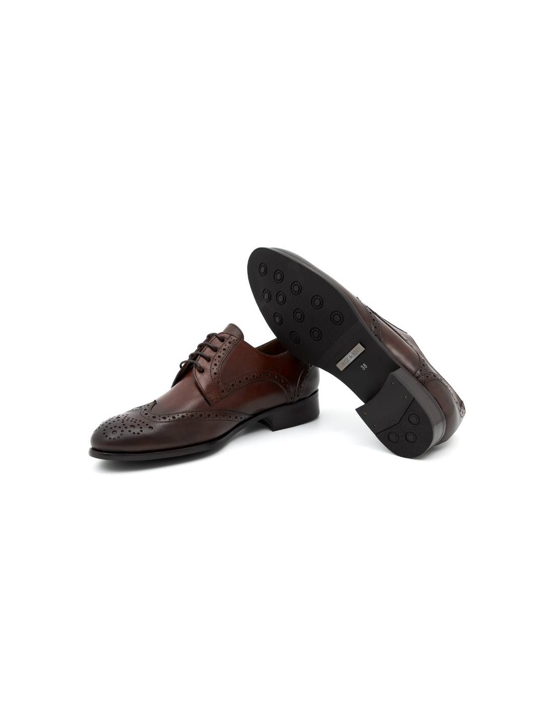 ortiz & reed Zapato de Vestir de piel con maría color cuero W-CRONEA-CUERO Venta caliente