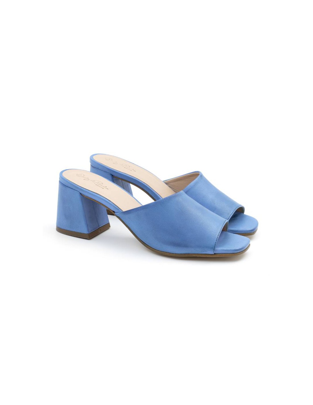 ortiz & reed Zapato de Vestir de piel liso color azul W-CALAIS-AZUL