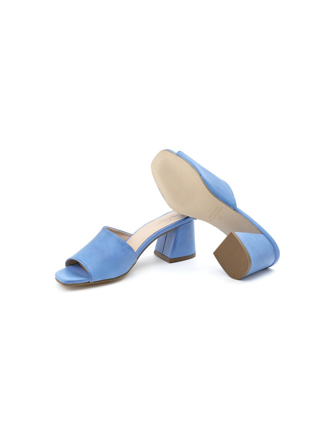 ortiz & reed Zapato de Vestir de piel liso color azul W-CALAIS-AZUL Descuento