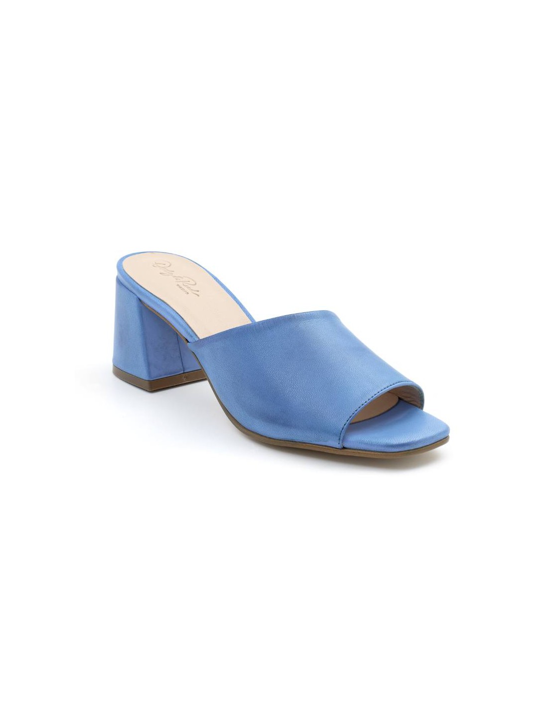 ortiz & reed Zapato de Vestir de piel liso color azul W-CALAIS-AZUL Descuento