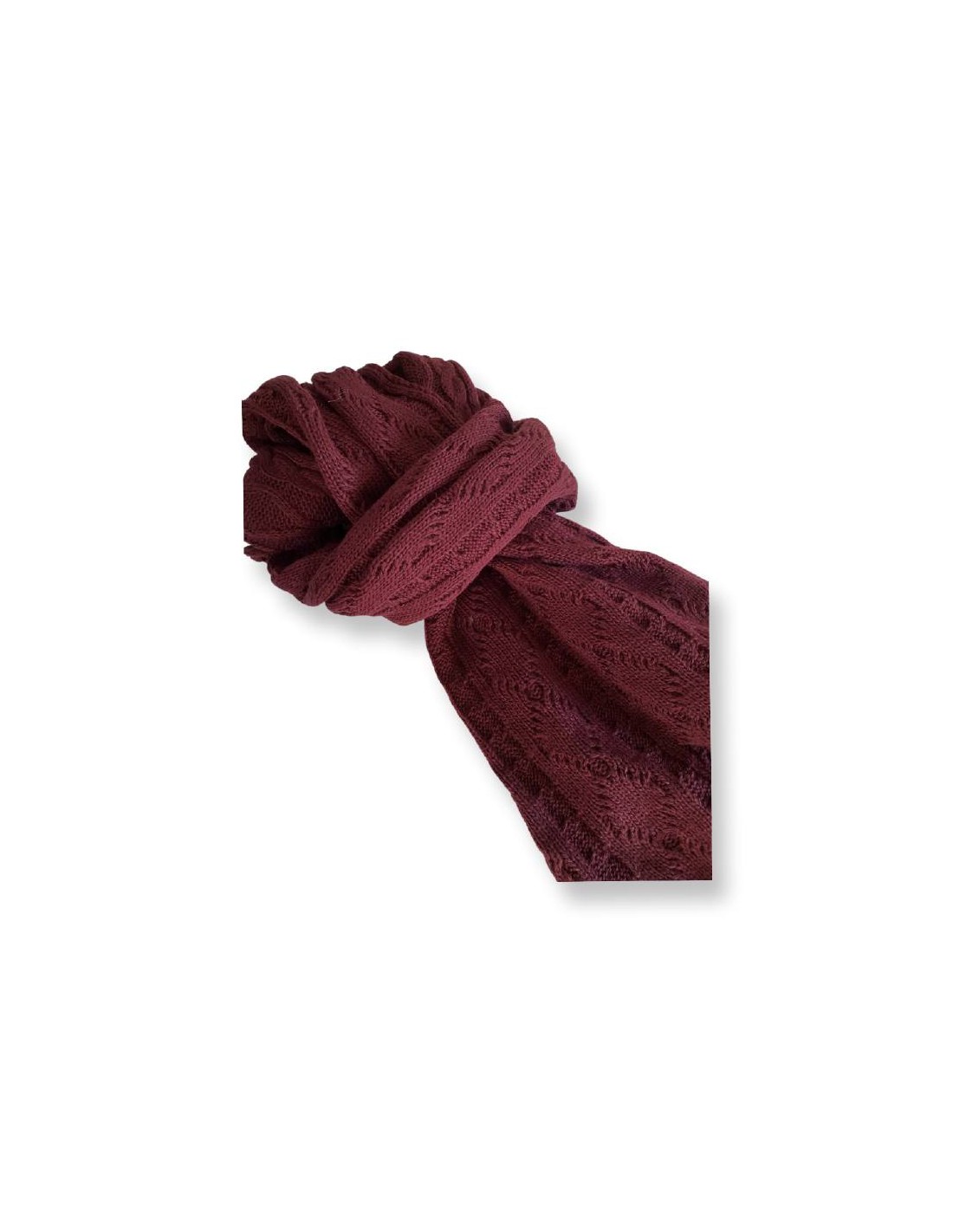 ortiz & reed Set de mujer tejida trenzado color burdeos SET-1719OR-GRANATE COMPRAR AHORA