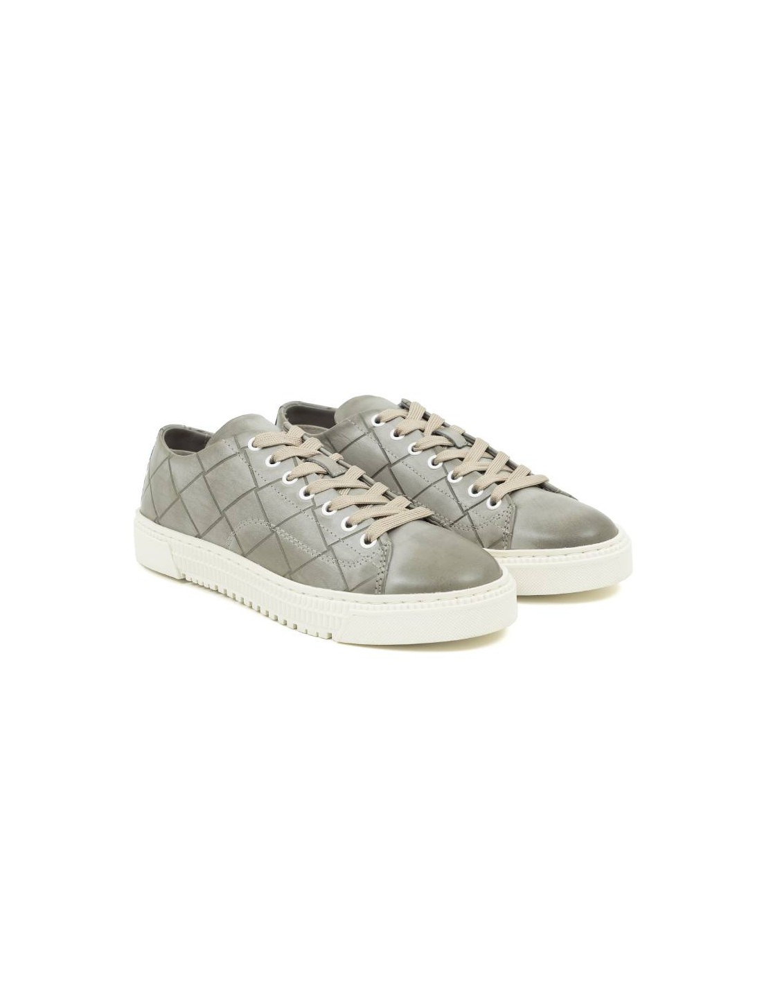 ortiz & reed Sneakers de piel con cordón color azul W-NEO-BLUE