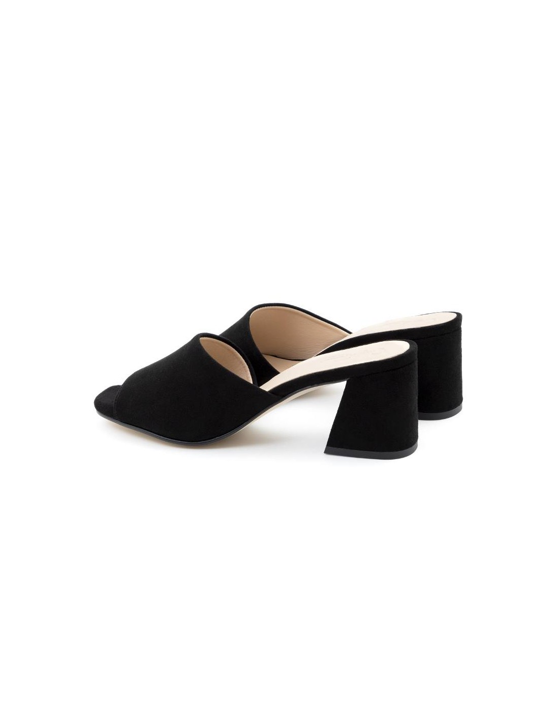 ortiz & reed Zapato de Vestir de ante liso color negro W-ANISE-NEGRO Precio de fábrica