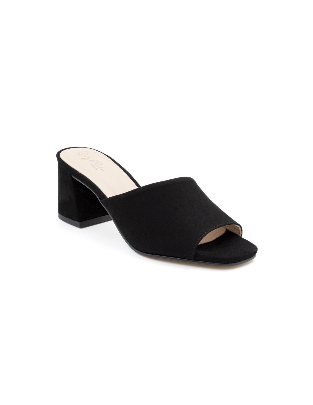 ortiz & reed Zapato de Vestir de ante liso color negro W-ANISE-NEGRO Precio de fábrica