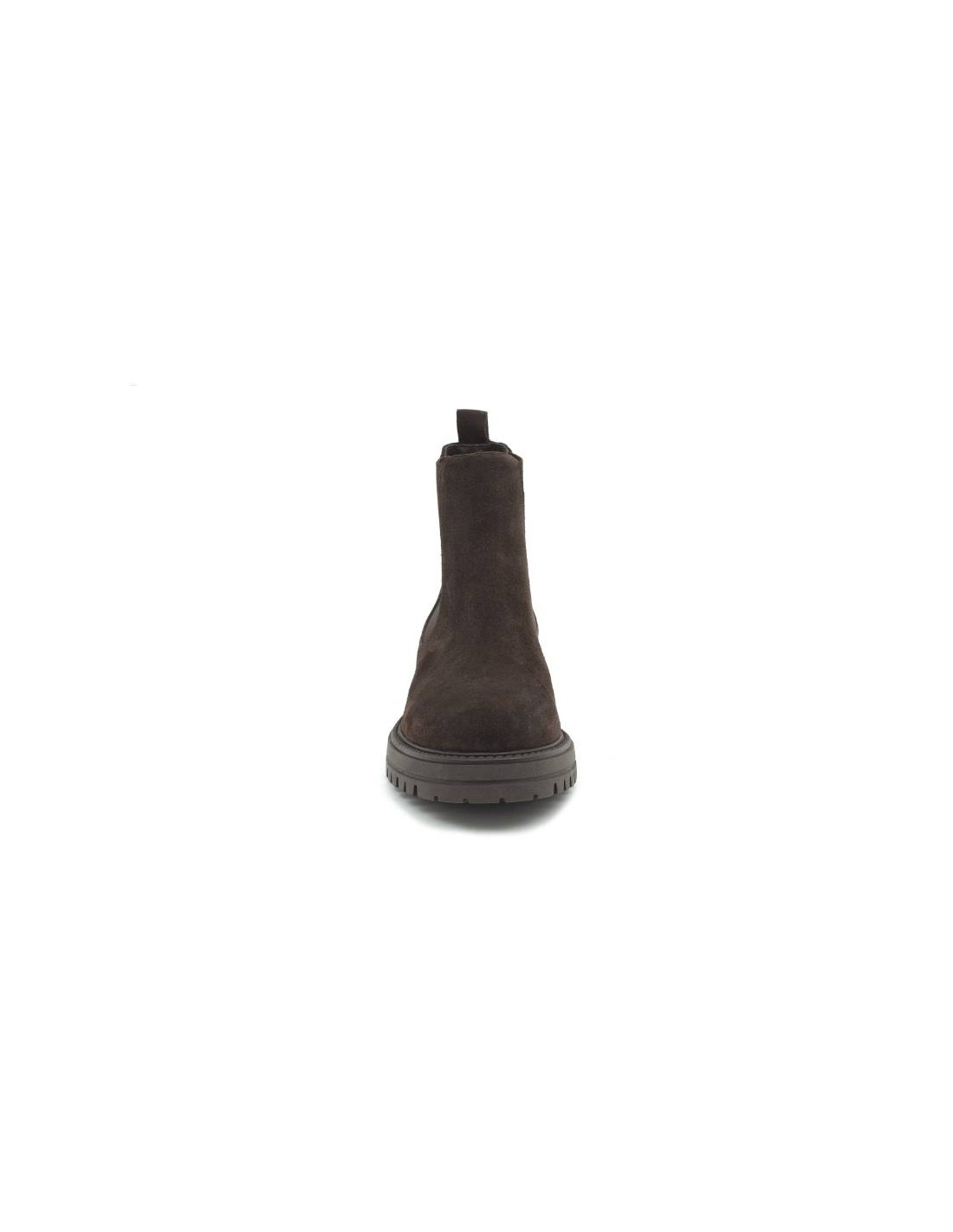 ortiz & reed Botínes Chelsea de ante con elástico lateral color marrón SALMOR-MARRON En oferta