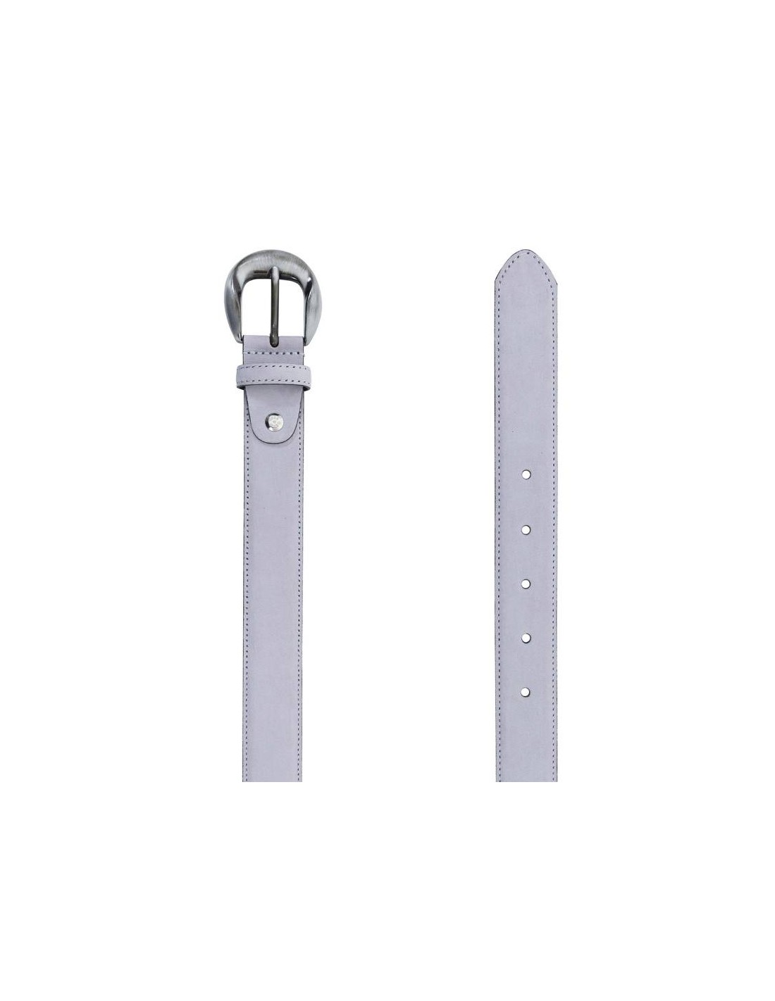 ortiz & reed Cinturón de mujer de ante acabado plano color gris WB-NOBELLA-GREY Tienda