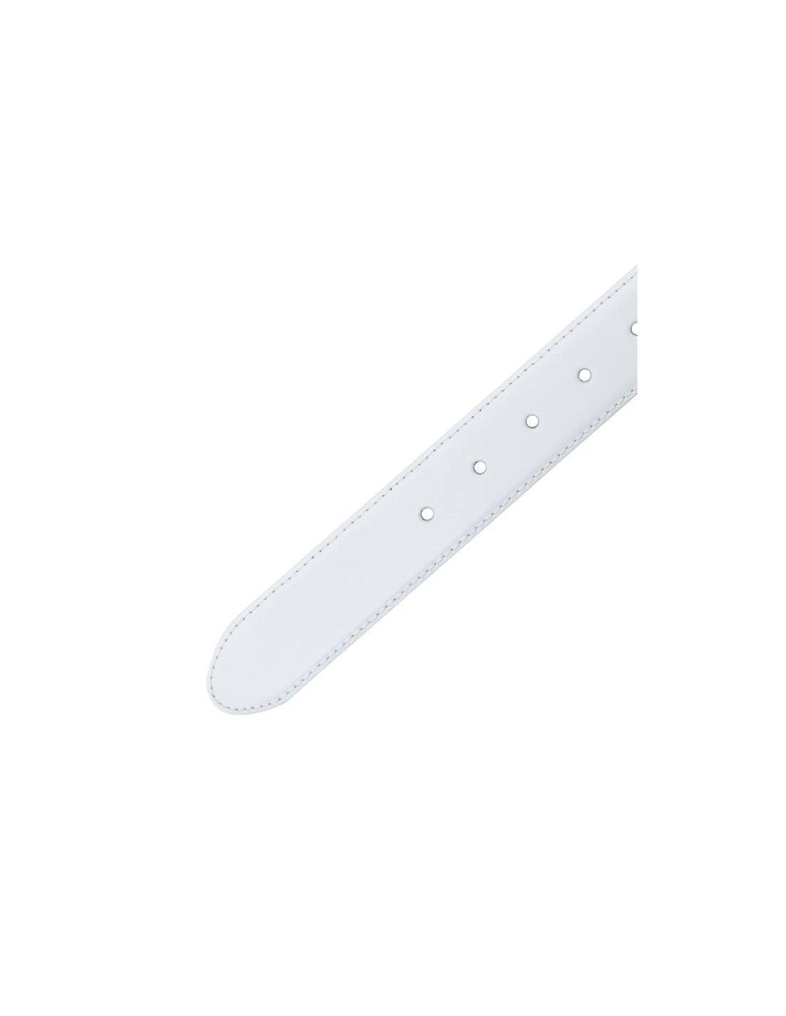 ortiz & reed Cinturón de mujer de piel acabado plano color blanco WB-SIKKY-BLANCO Oferta especial