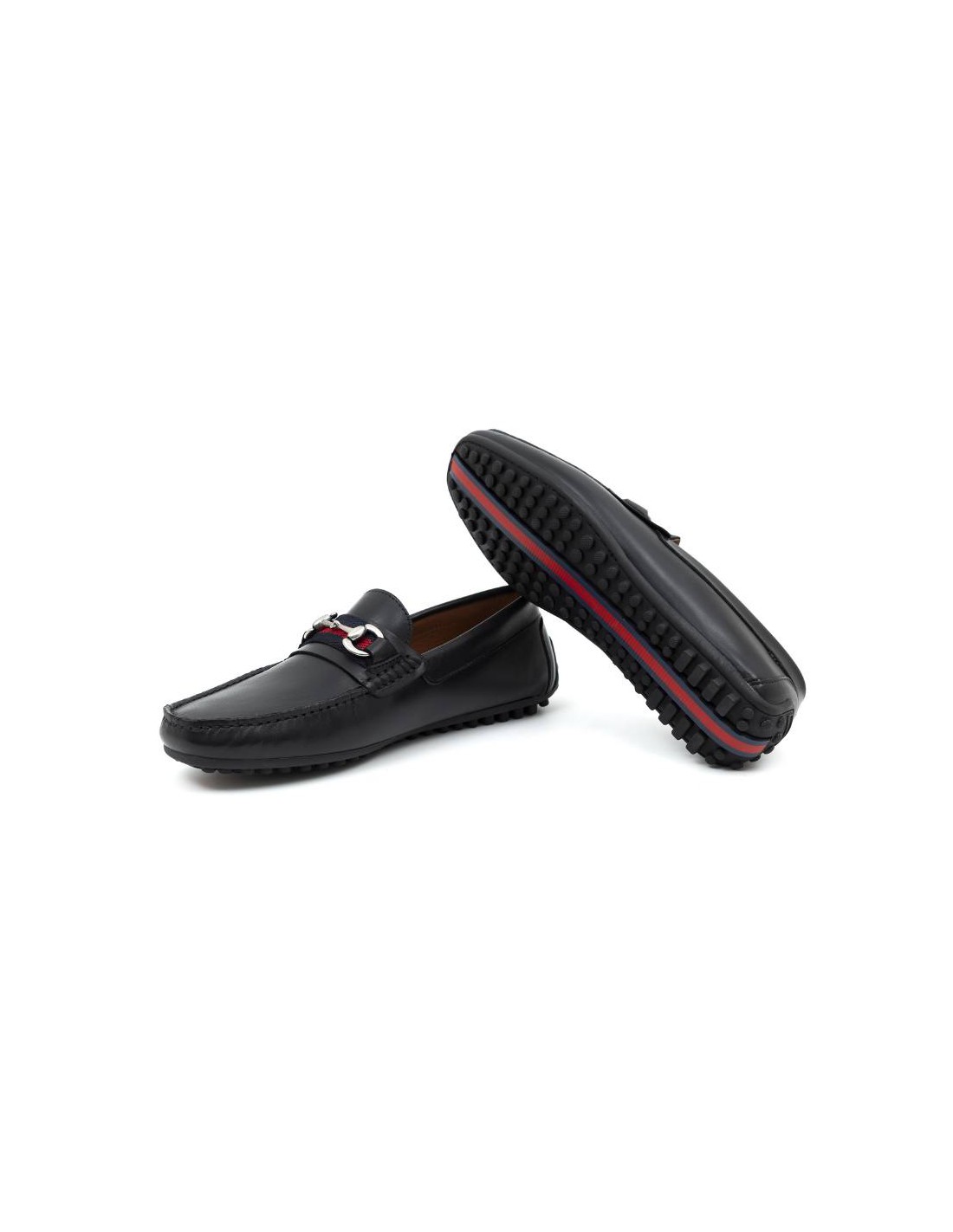 ortiz & reed Mocasín de piel con hebilla color negro BELIPO-NEGRO Envío gratis